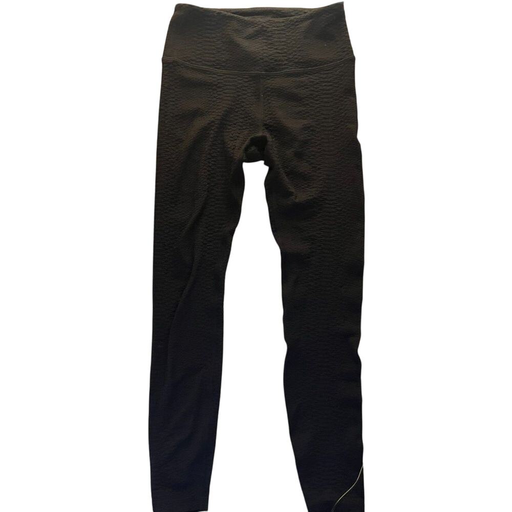 Vimmia textured thick black leggings workout pant black S mid rise small